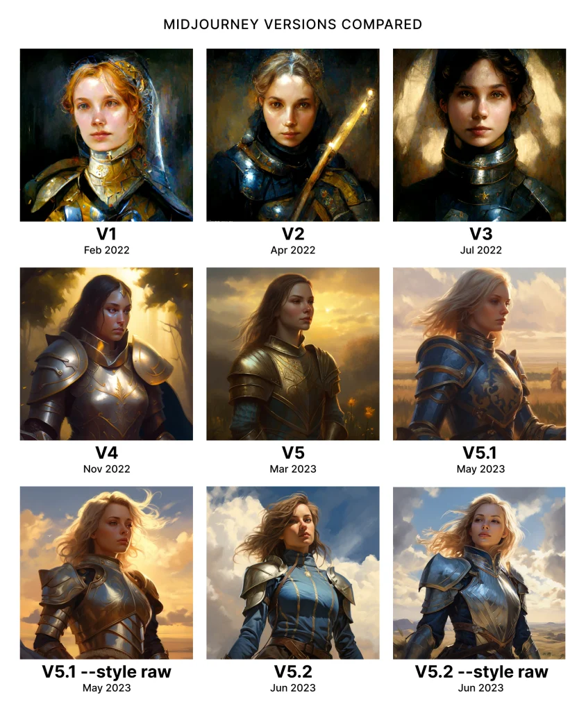 Creative AI visual collage